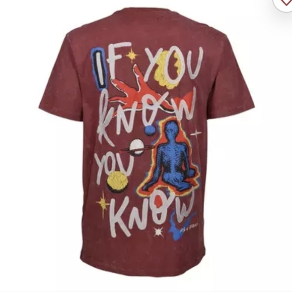 Reason Men's IYKYK Wash Tee - Mauve - Picture 4 of 4